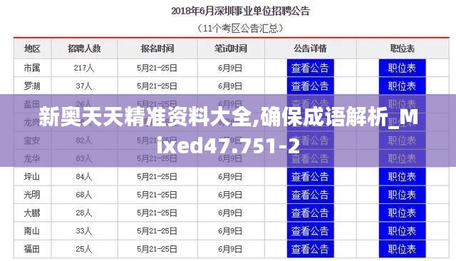 新奥天天精准资料大全,确保成语解析_Mixed47.751-2