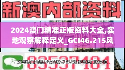 2024澳门精准正版资料大全,实地观察解释定义_GCI46.215风尚版