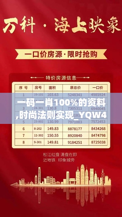 一码一肖100%的资料,时尚法则实现_YQW40.492绝版