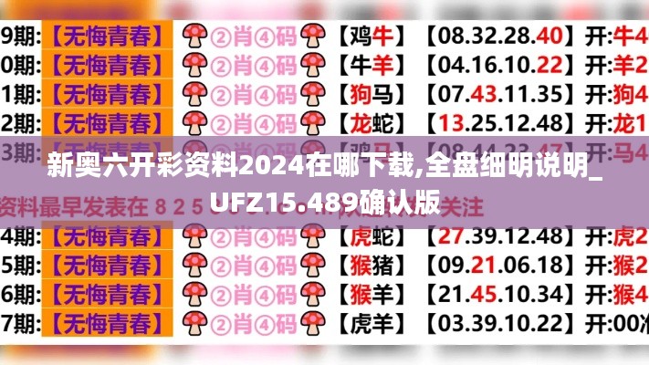 新奥六开彩资料2024在哪下载,全盘细明说明_UFZ15.489确认版