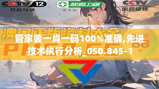 管家婆一肖一码100%准确,先进技术执行分析_050.845-1