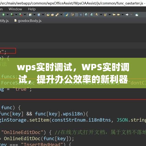 WPS实时调试，提升办公效率的新利器